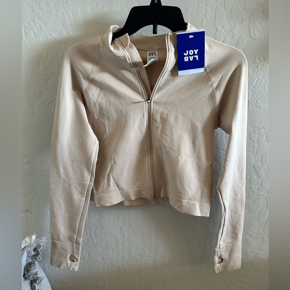JoyLab Women's Tan Bomber Jacket